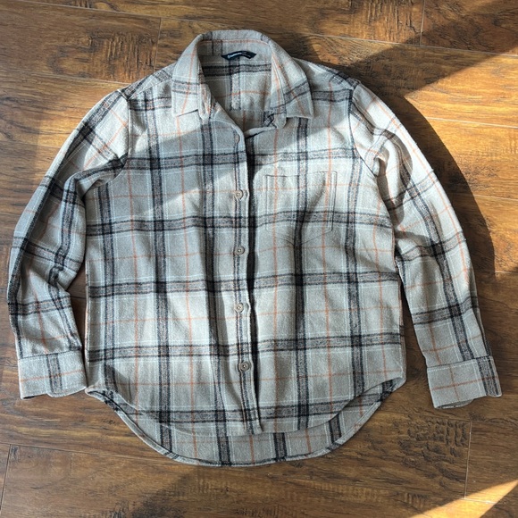 Backcountry Other - Backcountry Beige and Black Plaid Men's Shirt, size S